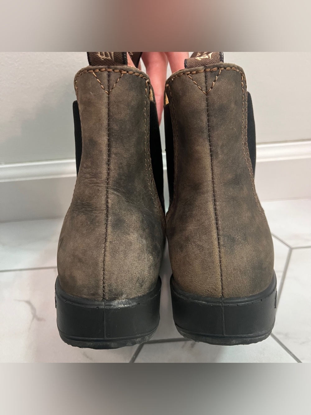 Blundstone High-Top 1351 Rustic Brown Chelsea Boot Size 7 Women's - Picture 7 of 11